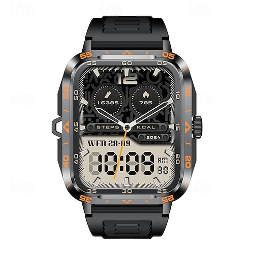 New Zw59 Smartwatch Flashlight Makes Phone Calls Sleep Blood