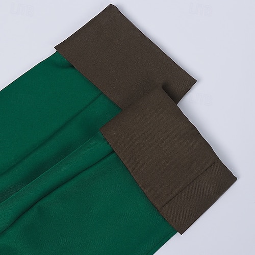  St. Patrick 2026 Irish Carnival Blouse / Shirt Outfits Tailcoat Retro Vintage Rococo Victorian Adults' Men's Carnival Mardi Gras St. Patrick's Day Party Performance Masquerade Easy Carnival Costume