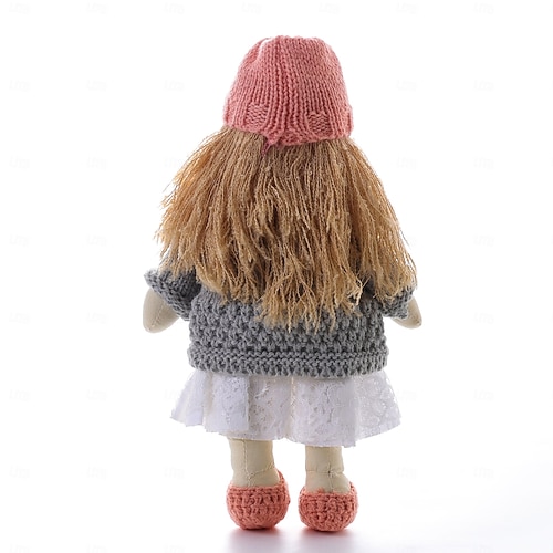 Poupée Waldorf faite à la main, bébé fille avec des vêtements confortables - Poupée en peluche douce de 11,8 pouces avec boîte-cadeau pour les tout-petits, cadeau de Noël idéal pour les filles  Poupée Waldorf faite à la main, bébé fille avec des vêtements confortables - Poupée en peluche douce de 11,8 pouces avec boîte-cadeau pour les tout-petits, cadeau de Noël idéal pour les filles