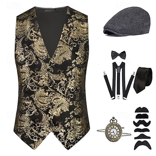 open lace back dress Amazon.com: Cosvana 1920s Mens Costume Roaring 20s Costumes for Men  Accessories Set main image 0