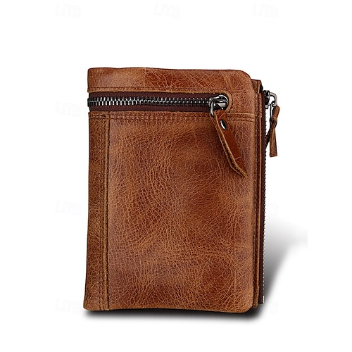 Ticciano Portafoglio Bifold in Pelle aliana da Uomo con Portamonete - Maxwell-Scott {c