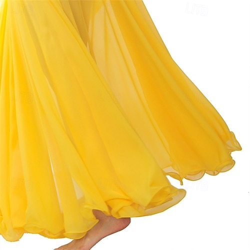 Gonna Danza Del Ventre In Chiffon - Gonna Maxi Swing 720 Gradi Taglia Unica