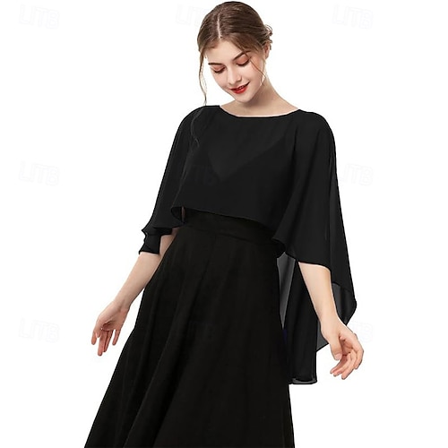 formal dress cover ups and wraps for weddings Ladies Wedding Shawls-Wraps-Sheer Chiffon Evening Cover Ups – The Event  Lady Store main image 1