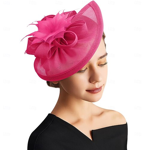 8364 Women Fascinator Hats Tea Party Hat Vintage Pillbox Headband Women Fascinator Hats Tea Party Hat Vintage Pillbox Hat  main image 3