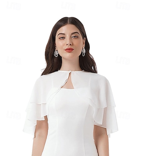 châle en mousseline de soie douce pour femme, pour robe de soirée, cape de mariage, boléro, couverture