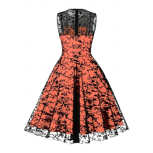 Retro Vintage 1950s Rockabilly Dress Swing Dress Lace Fancy Dress Women's  Carnival Masquerade Daily Wear Bachelorette Party Adults' Dress Homecoming  Dresses 2026 - 25.99