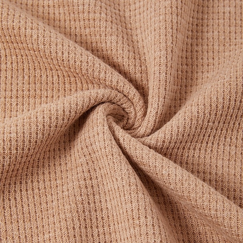  Homens Camisas Polo Waffle Camisas Polo Casual Feriado Lapela gola pólo com nervuras Manga Curta Moda Básico Tecido Botões Macia Verão Primavera Normal Branco Amarelo Vinho Verde Caqui Cinzento