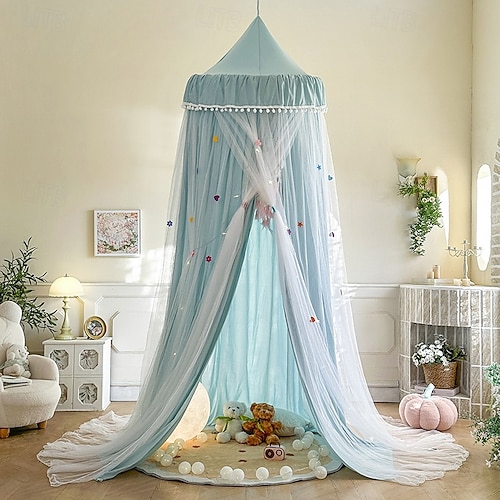 Kids Bed Canopy Double Layer Canopy for Bed,Nursery Room