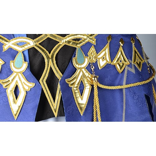  Genshin Impact Clorinde Anime Cosplay Kostüm Outfits Cosplay-Anzüge Videospielkostüme Halloween Karneval Party Comic-Konzert Kostüm Für Damen Erwachsene