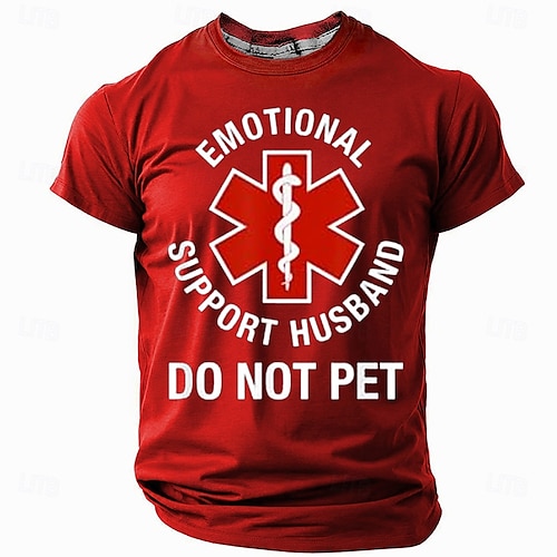  Férfi Család Vicces szleng Póló Rövid ujjú póló 3D nyomtatás Terített nyak Ing Divat Napi Utca Napi Fekete Rubin Medence Nyár Tavasz Ruházat S M L XL XXL XXXL 4XL