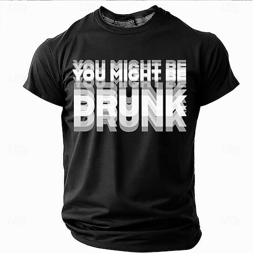  Férfi Vicces szleng Póló Rövid ujjú póló 3D nyomtatás Terített nyak Ing Divat Napi Utca Napi Fekete Rubin Medence Nyár Tavasz Ruházat S M L XL XXL XXXL 4XL