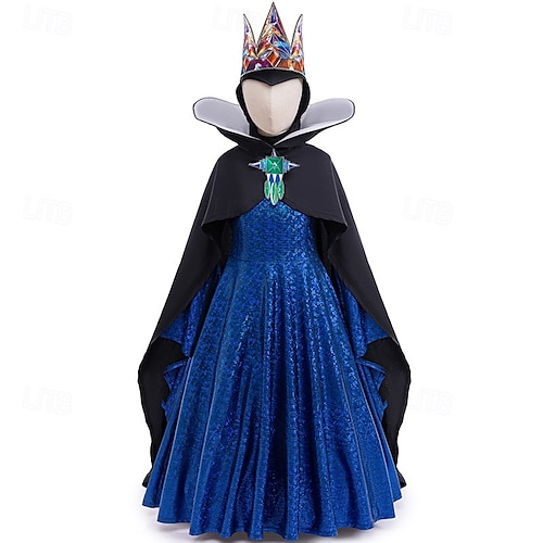 evil queen blue dress DVL27