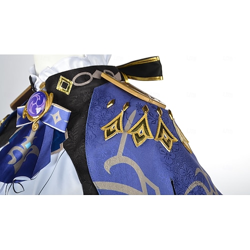  Genshin Impact Clorinde Anime Cosplay Kostüm Outfits Cosplay-Anzüge Videospielkostüme Halloween Karneval Party Comic-Konzert Kostüm Für Damen Erwachsene
