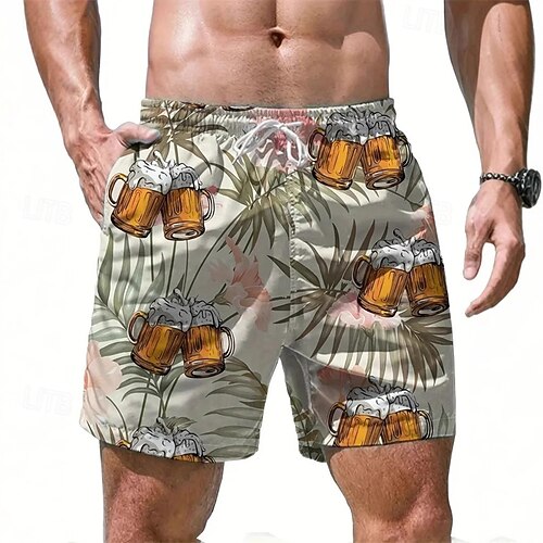 Men's Swim Trunks Swim Shorts Board Shorts Bottoms Drawstring