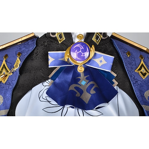  Genshin Impact Clorinde Anime Cosplay Kostüm Outfits Cosplay-Anzüge Videospielkostüme Halloween Karneval Party Comic-Konzert Kostüm Für Damen Erwachsene