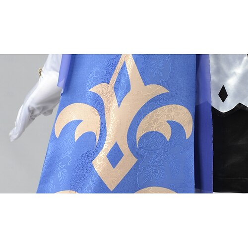  Genshin Impact Clorinde Anime Cosplay Kostüm Outfits Cosplay-Anzüge Videospielkostüme Halloween Karneval Party Comic-Konzert Kostüm Für Damen Erwachsene