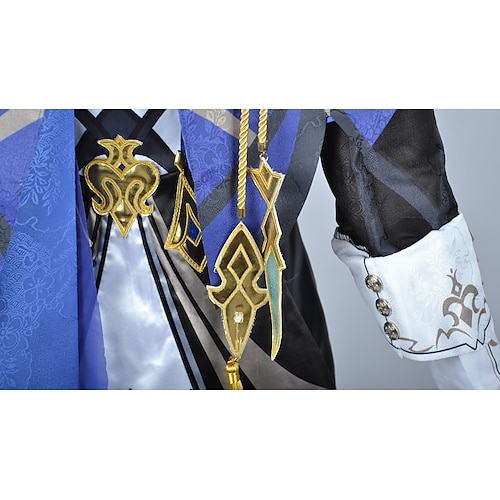  Genshin Impact Clorinde Anime Cosplay Kostüm Outfits Cosplay-Anzüge Videospielkostüme Halloween Karneval Party Comic-Konzert Kostüm Für Damen Erwachsene