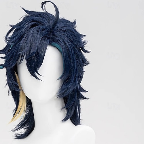 Genshin Impact Kinich Anime Cosplay Paruky Cosplay Paruky předvečer Všech svatých Karneval Párty Comic Con Paruka Pro Pánské Dospělé