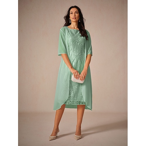  dam chiffong cover-up jacka enfärgad elegant snygg halvärm salvia grön sommar vår