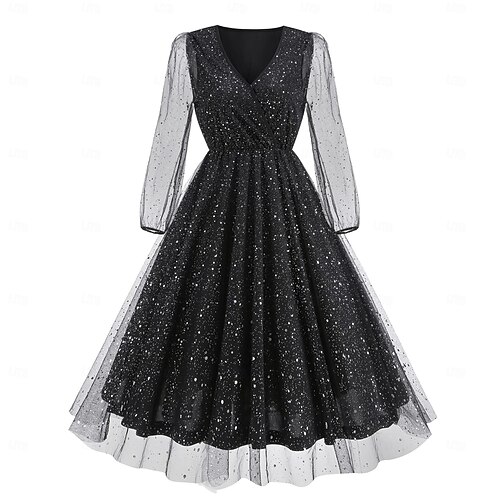 Retro Vintage 1950s Dress Swing Dress Fancy Dress Women's Carnival  Masquerade Daily Wear Bachelorette Party Adults' Dress Homecoming Dresses  2026 - AU $50.19
