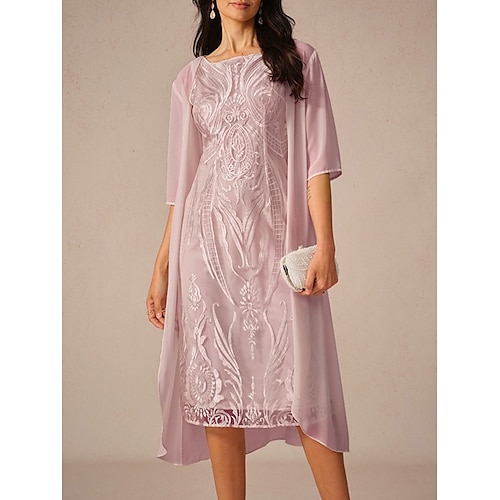  dam chiffong cover-up jacka enfärgad elegant snygg halvärm salvia grön sommar vår