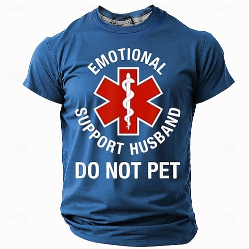  Férfi Család Vicces szleng Póló Rövid ujjú póló 3D nyomtatás Terített nyak Ing Divat Napi Utca Napi Fekete Rubin Medence Nyár Tavasz Ruházat S M L XL XXL XXXL 4XL