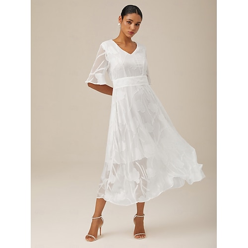  Mujer Vestido maxi Vestido Cóctel Vestido Invitada Boda vestido semiformal Vestido de una línea Elegante Trabajo Cumpleaños Mangas anchas Invitado a la boda Fiesta de Cóctel Noche formal Ajuste