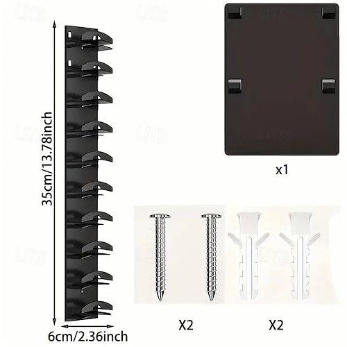  1 Pack Hat Organizer for Baseball Caps, Strong Adhesive Hat Rack for Wall, Multi-layer Hat Hooks Storage for 10 Hats, Hat Holder Hanger for Door, Bedroom, Closet