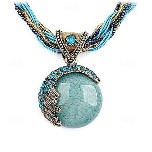 Collier Chrome Femmes Mode Rondes Mignon Rond Colliers Tendance Pour Mariage Soirée Cadeau