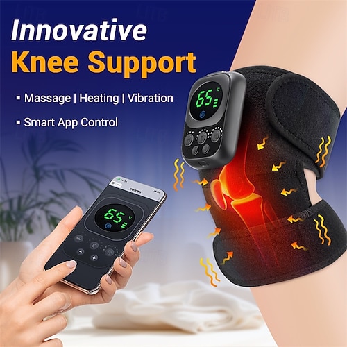 Elektrisches Heizkissen fr das Knie mit selbstheizendem EMS und drahtloser  Fernbedienung fr die Kniefysiotherapie Valentinstagsgeschenk 2026 - $48.99