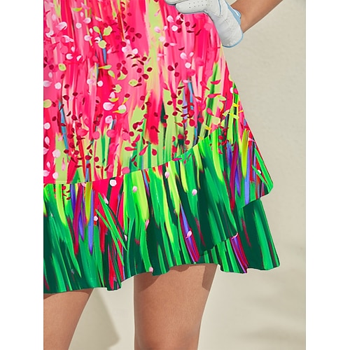  Dam golfklänning Rosa Ärmlös Golfkläder för damer Kläder Outfits Bär kläder