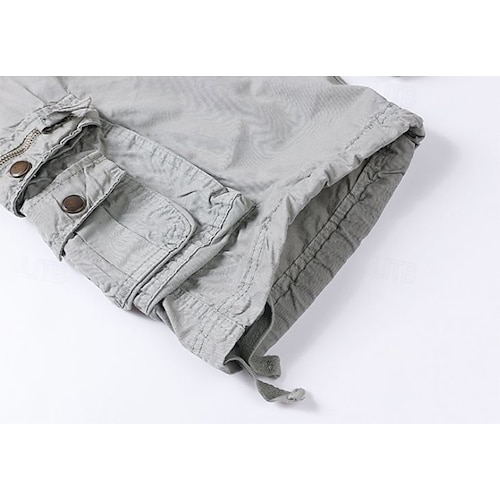  Bărbați Pantaloni scurti tactici Pantaloni scurți cargo Capri Pantaloni Scurți Cargo Pantaloni Scurți Σορτς πεζοπορίας Nasturi Multi Buzunare Simplu Purtabil Lungime gambă În aer liber Zilnic Camping