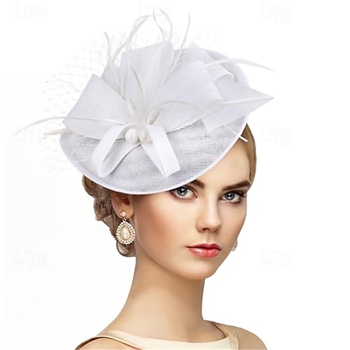 2899 Tea Party Fascinator Hat For Women Veil Kentucky Headwear Wedding BABEYOND Tea Party Fascinator Hat for Women Kentucky  main image 4