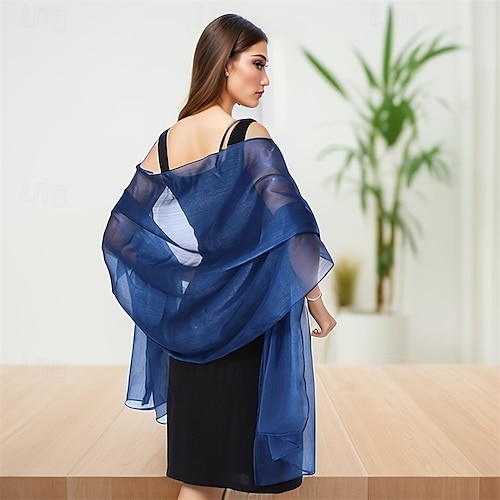 Chiffon Shawls and Wraps for Evening Dresses Women Elegant Soft Scarf Bridal Scarve Wedding Stole 2026 - CAD $26.99 Chiffon Shawls and Wraps for Evening Dresses Women Elegant Soft Scarf Bridal Scarve Wedding Stole 2026 - CAD $26.99
