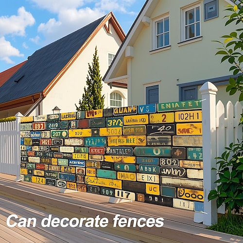  Capa de Porta de Garagem ao Ar Livre Banner de Vórtex 3D com Animais Grande Decoração de Fundo para Porta de Garagem ao Ar Livre Decorações de Parede em Casa Evento Festa Desfile