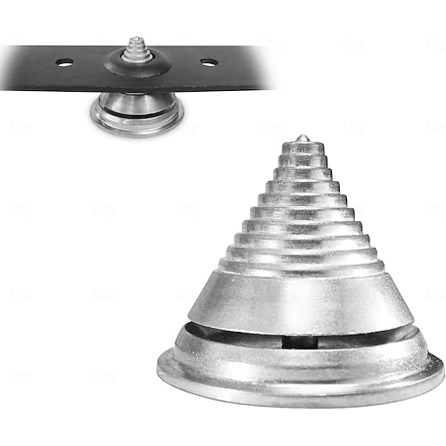 Équilibreur de lame de tondeuse à gazon pour équilibrer les lames après affûtage, conception en matériau métallique, accessoires de tondeuse à gazon, compatible avec la plupart des lames de tondeuse à