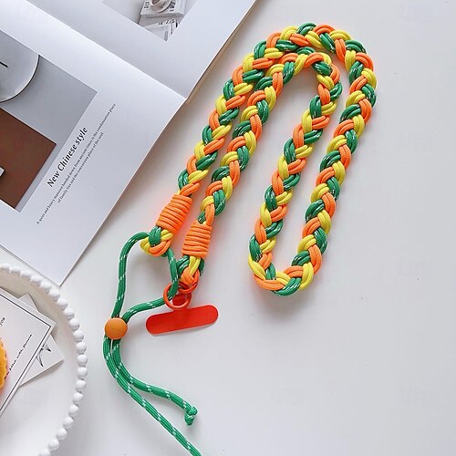 Smartphone Strap Lanyard Holder Clip – Multi Colors With Detachable Clip, Nylon Wristlet For IPhone Samsung Google