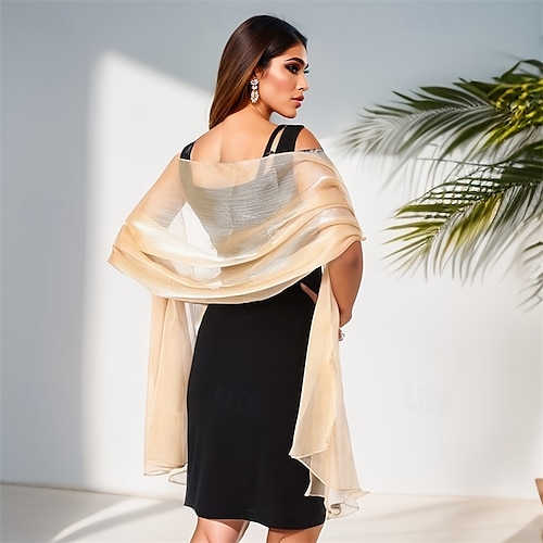 Chiffon Shawls and Wraps for Evening Dresses Women Elegant Soft Scarf Bridal Scarve Wedding Stole Chiffon Shawls and Wraps for Evening Dresses Women Elegant Soft Scarf Bridal Scarve Wedding Stole