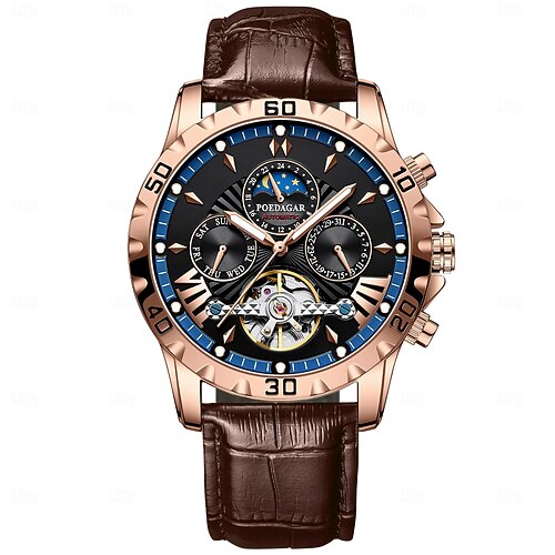 Nuovo orologio meccanico irregolare da uomo, moda, impermeabile, 5 bar, cassa in lega cava, logo del cliente, orologio tourbillon OEM