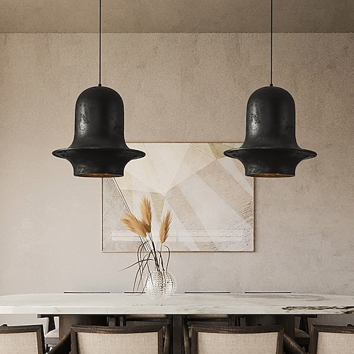 LED Pendant Light Nordic Natural Stone Small Mid Century Modern