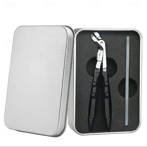  clește de unghii pentru picioare, clește de unghii cu mâner lung și maxilar lat pentru unghii groase, clește ergonomic curbat din oțel inoxidabil pentru unghii de la picioare pentru seniori, bărbați