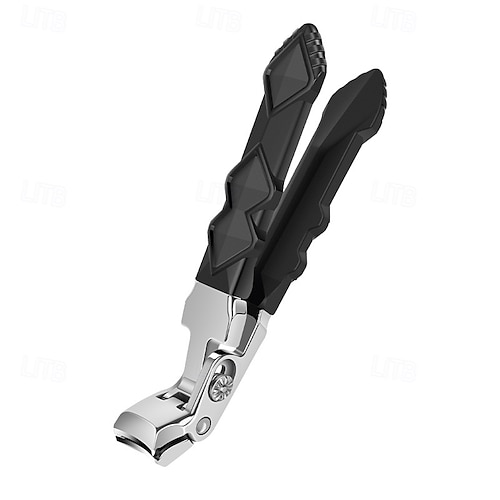  clește de unghii pentru picioare, clește de unghii cu mâner lung și maxilar lat pentru unghii groase, clește ergonomic curbat din oțel inoxidabil pentru unghii de la picioare pentru seniori, bărbați