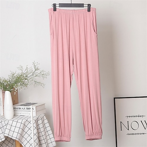 Hombre Ropa de salón Pantalones de Yoga (Lounge) Color puro Moda