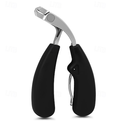  Set di 4 tagliaunghie per anziani, tagliaunghie a mascella larga e tagliaunghie a testa angolata per unghie spesse, tagliaunghie professionali tedesche per uomini e donne &incinta