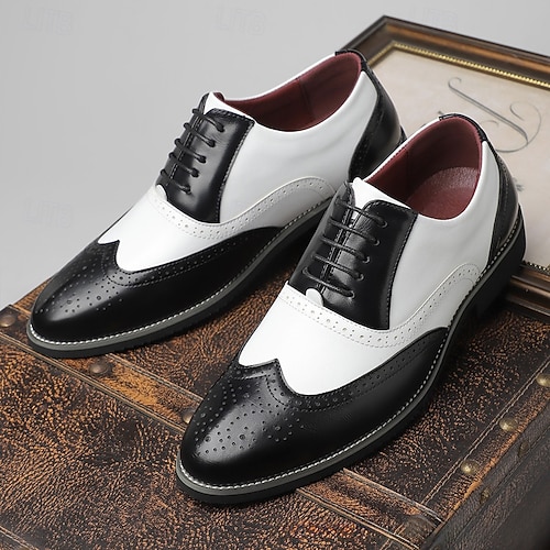 London Brogue Gatsby Spectator Shoes Navy White Wingtip US 8 EU 42 London Brogues | London Brogue Gatsby Leather Brogue Navy  main image 4