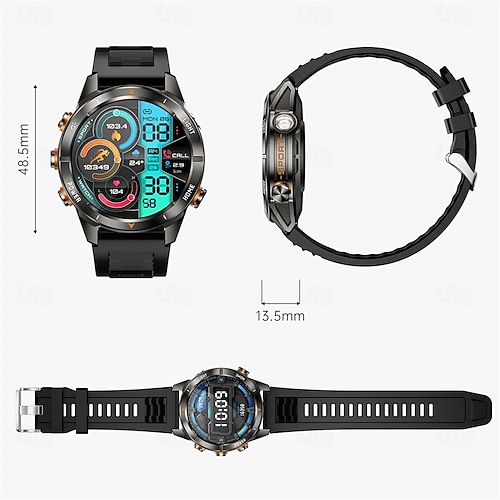 KT80 Smart Watch 1.46'' HD Display Outdoor Sports Watch with Call