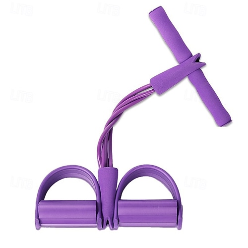  Fitness Resistance Bands,6 Tube Pedal Ankle Puller,Strong Tension Bands for Training,Stretch Bands for Exercising Legs and Arms