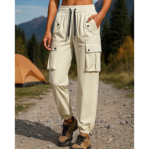Pantaloni Cargo Donna Impermeabili - Trekking, Jogging | Traspiranti E Leggeri | Tascabili Multipli - Foto 8
