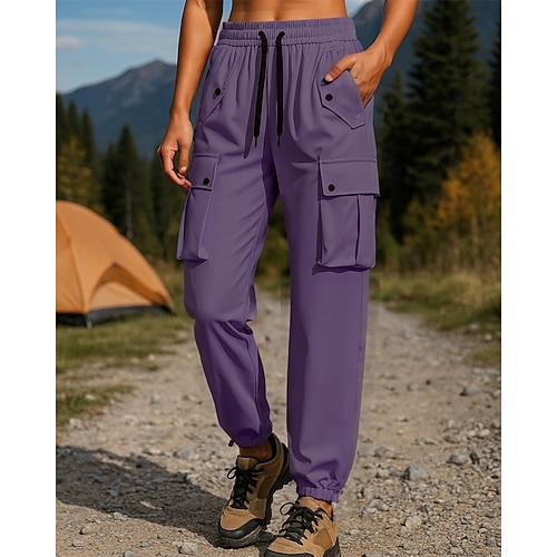 Pantaloni Cargo Donna Impermeabili - Trekking, Jogging | Traspiranti E Leggeri | Tascabili Multipli - Foto 12