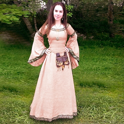 Outlander Plus Size Classic & Timeless Medieval Cocktail Dress Vintage Dress Fall Spring & Summer Prom Dress Female Adults' Costume Vintage Cosplay Round Neck Ankle Length Halloween / Washable / # 2026 - $94.99 Outlander Plus Size Classic & Timeless Medieval Cocktail Dress Vintage Dress Fall Spring & Summer Prom Dress Female Adults' Costume Vintage Cosplay Round Neck Ankle Length Halloween / Washable / # 2026 - $94.99